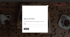 Desktop Screenshot of kingbean.com